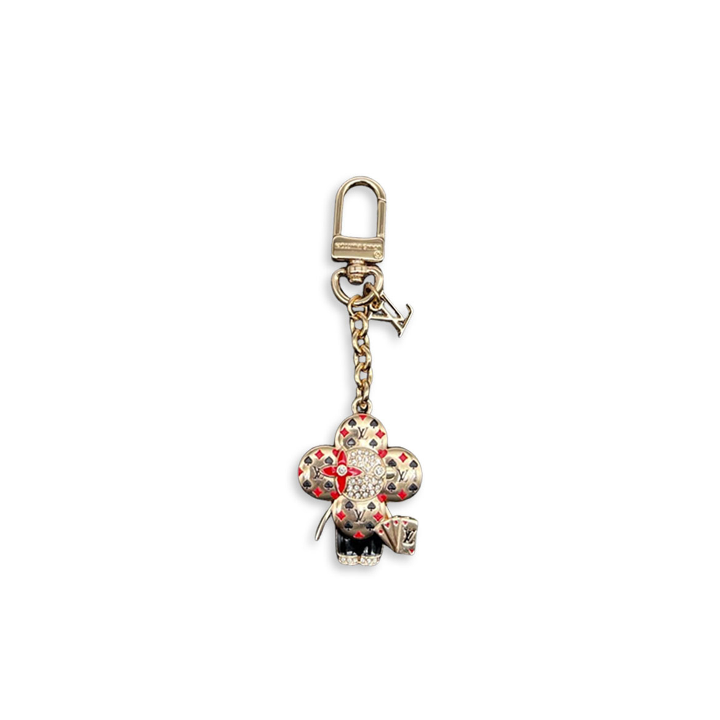 LOUIS VUITTON BAG CHARM AND KEY HOLDER